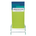Desk Shelves | Deflecto 775383 4.5w x 4.5d x 7.88h Euro-Style Leaflet Size DocuHolder - Green Tinted image number 2