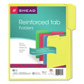 File Folders | Smead 11641 1/3-Cut Tabs: Assorted Letter Size 0.75 in. Expansion Reinforced Top Tab Colored File Folders - Assorted Colors (12/Pack) image number 1