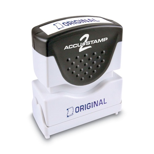 Stamps & Stamp Supplies | ACCUSTAMP2 035572 1.63 in. x 0.5 in. ORIGINAL Pre-Inked Shutter Stamp - Blue image number 0
