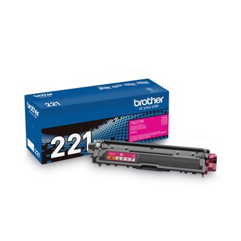 Brother TN221M 1400 Page-Yield TN221M Toner - Magenta