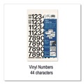 Back to School Sale | Chartpak 01130 1 in. Tall Press-On Vinyl Self-Adhesive Numbers - Black Characters (44/Pack) image number 3