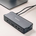 Back to School Sale | Verbatim 32171 15-in-1 Audio/DisplayPort/HDMI/Micro SD/RJ45/SD/USB-A/USB-C Pro Docking Station - Gray image number 6