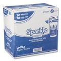 Just Launched | Georgia Pacific Professional 2717201 11 in. x 8.8 in. 2-Ply Sparkle Premium Perforated Paper Kitchen Towel Roll - White (30 Rolls/Carton) image number 4