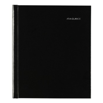 AT-A-GLANCE G400H00 8.5 in. x 7 in. 12-Month (Jan to Dec): 2026 DayMinder Hard-Cover Unruled Monthly Planner with Memo Section - Black Cover