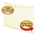 File Folders | Smead 76500 2-Ply Straight Tab Legal Size File Jackets - Manila (100/Box) image number 1