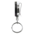Label & Badge Holders | Advantus 75545 18.5 in. Heavy-Duty Retractable ID Card Reel - Black/Chrome (6/Pack) image number 2