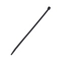 Office Cable Management | Tatco 22600 8 in. x 0.19 50 lbs. Nylon Cable Ties - Black (1000/Pack) image number 1