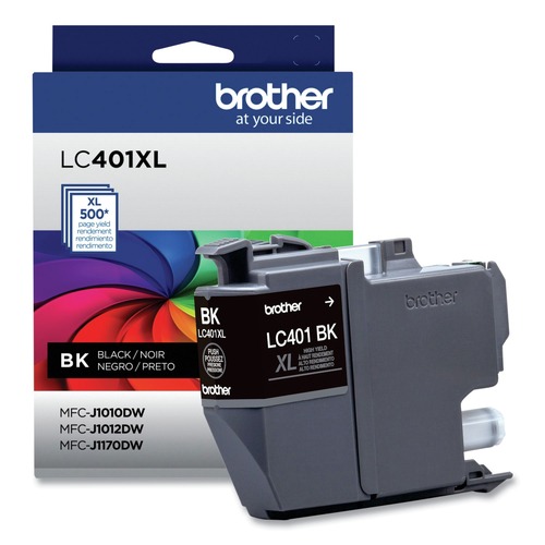 Ink & Toner | Brother LC401XLBKS LC401XLBKS 500 Page-Yield High-Yield Ink - Black image number 0