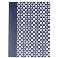 Notebooks & Pads | Universal UNV66351 10.25 in. x 7.63 in. 1-Subject Wide/Legal Rule Casebound Hardcover Notebook - Dark Blue/White Cover image number 0