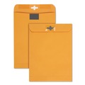 Envelopes & Mailers | Quality Park QUA43568 Postage Saving ClearClasp 9 in. x 12 in. No .90 Cheese Blade Flap ClearClasp Closure Kraft Envelope - Brown Kraft (100/Box) image number 0