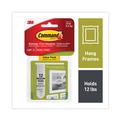 Hook & Loop Fasteners | Command 17204-12ES 0.75 in. x 2.75 in. Holds Up to 12 lbs. Value Pack Removable Picture Hanging Strips - Medium White (12-Pairs/Pack) image number 1
