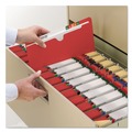 File Jackets & Sleeves | Smead 75509 Straight Tab Colored File Jackets with Reinforced Double-Ply Tab - Letter, Red (100/Box) image number 5