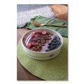 Food Trays, Containers, and Lids | Eco-Products EP-BSC32S-GS 7.28 in. Diameter x 2.48 in. GreenStripe Paper Food Containers - White (300/Carton) image number 6