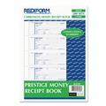 Recordkeeping & Forms | Rediform 8L818 7 in. x 2.75 in. 3-Part Carbonless Hardcover Money Receipt Book image number 1