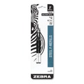 Pens | Zebra 82712 Conical Tip F-Refill for Zebra F-Series Ballpoint Pens - Bold/Black Ink (2/Pack) image number 0