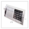 Desk Shelves | Deflecto 51 10 in. x 3 in. x 5.5 in. Adjustable Sidewall Register Air Deflector - Clear image number 3