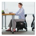Office Chairs | Champion Sports BCHX FitPro Ball Chair Supports Up to 200 lbs. - Gray image number 8
