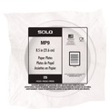 Bowls and Plates | SOLO OFMP9-PLANET 9 in. Diameter ProPlanet Seal Compostable Paper Dinnerware Plate - White (250/Carton) image number 4