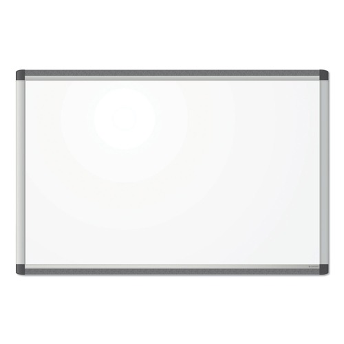 White Boards | U Brands 2805U00-01 PINIT 35 x 23 Magnetic Dry Erase Board - White image number 0