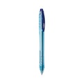 Pens | BIC BPRR11BE ReVolution Ocean Bound Medium 1 mm. Retractable Ballpoint Pen - Blue Ink/Translucent Blue Barrel (1-Dozen) image number 2
