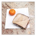  | Boardwalk BWKSANDWICHBAG 1.15 mil 6.5 in. x 5.8 in. Reclosable Food Storage Sandwich Bags - Clear (500/Box) image number 4