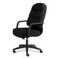 Office Chairs | HON H2091.H.CU10.T 17 in. - 21 in. Seat Height Pillow-Soft 2090 Series Executive High-Back Swivel/Tilt Chair Supports Up to 300 lbs. - Black image number 9