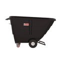 Trash & Waste Bins | Suncast Commercial RMTTLD504F1D 0.5 cu. Yd. 850 lbs. Capacity Light Duty Tilt Truck - Black image number 0