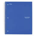 Notebooks & Pads | Five Star 06210 11 in. x 8.5 in. Sheets 3-Subject Medium/College Rule Wirebound Notebook - Randomly Assorted Cover Color image number 4