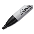 Back to School Sale | Sharpie 38201 Medium Chisel Tip Permanent Marker - Black (1-Dozen) image number 2