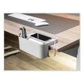 Office Desks & Workstations | Deflecto 400002 9 x 6.17 x 3.5 Standing Desk Organizer - Large/Gray image number 3