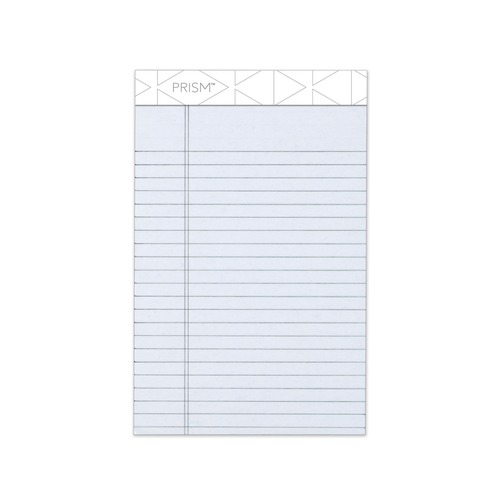 Notebooks & Pads | TOPS 63060 50-Sheet 5 in. x 8 in. Narrow Rule Prism plus Colored Writing Pads - Pastel Gray (12/Pack) image number 0