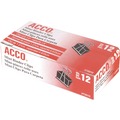 Just Launched | ACCO A7072010A Mini Binder Clips - Black/Silver (1-Dozen) image number 2