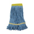  | Boardwalk BWK501BL 5 in. Headband Super Loop Wet Mop Head - Small, Blue (12/Carton) image number 0