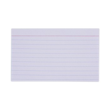 Universal UNV47210EE Ruled 3 in. x 5 in. Index Cards - White (100/Pack)
