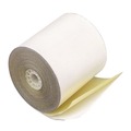Register & Thermal Paper | PM Company 8963 Impact Printing 3 in. x 90 ft. Carbonless Paper Rolls - White/Canary (50/Carton) image number 2