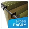 File Folders | Pendaflex 6152 1/5 SureHook 1/5-Cut Tabs Letter Size Hanging Folders - Standard Green (20/Box) image number 2