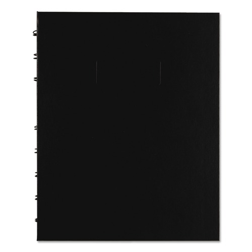 Notebooks & Pads | Blueline A44C.81 96-Sheets 9.25 in. x 7.25 in. Data/Lab-Record Format with Narrow and Quadrille Rule Sections NotePro Quad Notebook - Black Cover image number 0