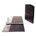 Binders | Universal UNV20995 11 in. x 8.5 in. 3 Slant D-Ring View Binder with 4 in. Capacity - Black image number 3