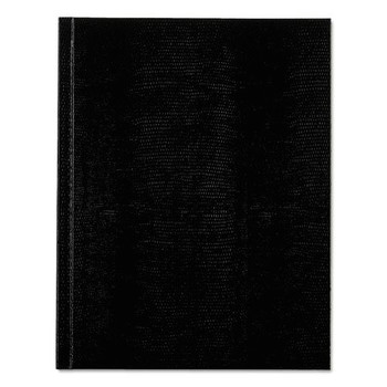 Blueline A7.BLK 150-Sheet 9.25 in. x 7.25 in. 1-Subject Medium/College Rule Executive Notebook - Black Cover