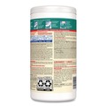Disinfectants | Clorox 15949 7 in. x 8 in. 1-Ply Disinfecting Wipes - Fresh Scent, White (75/Canister, 6 Canisters/Carton) image number 3