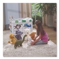 Arts & Crafts Supplies | Bankers Box 1231701 At Play Color in Toy Box Animal Design 1 Section 5.25 Cu Ft 28-in x 18-in x 18-in White/Black image number 6