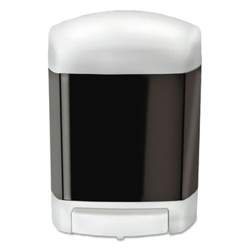TOLCO 523155 4 in. x 6.63 in. x 9 in. 50 oz. Clear Choice Bulk Soap Dispenser - White