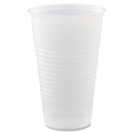 Just Launched | Dart Y16T 16 oz. High-Impact Polystyrene Cold Cups - Translucent (20 Sleeves/Carton) image number 0