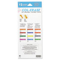 Pencils | Prismacolor 20516 0.7 mm 2B Col-Erase Pencil with Eraser - Assorted Lead and Barrel Colors (12/Set) image number 6