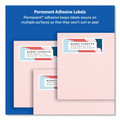 Labels | Avery 08460 1 in. x 2.63 in. Easy Peel Address Labels with Sure Feed Technology for Inkjet Printers - White (30/Sheet, 100 Sheets/Box) image number 3