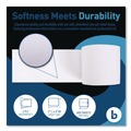  | Boardwalk B6144 2-Ply Septic Safe Toilet Tissue - White (96/Carton) image number 3