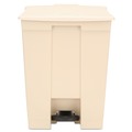 Trash & Waste Bins | Rubbermaid Commercial FG614600BEIG 23 Gallon Polyethylene Step-On Receptacle - Beige image number 0