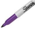 Permanent Markers | Sharpie 30008 Fine Bullet Tip Permanent Marker - Purple (1-Dozen) image number 4