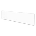 Office Presentation Supplies | Deflecto 587501 8.5 in. x 2 in. Insert Superior Image Cubicle Nameplate Sign Holder - Clear image number 3