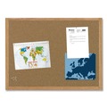 Office & Office Supplies | MasterVision SB0720001233 48 in. x 36 in. Tan Surface Earth Cork Board Oak Wood Frame image number 2